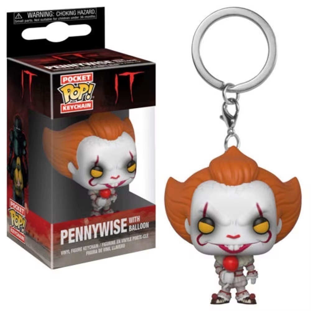 Funko Pocket Pop Pennywise Keychain IT Movie Horror Collectible